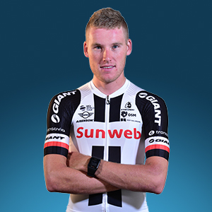 Portrait of bicycle racer Mike Teunissen