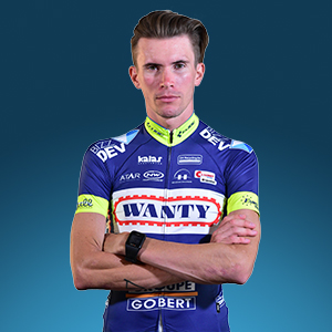 Portrait of bicycle racer Yohann Offredo
